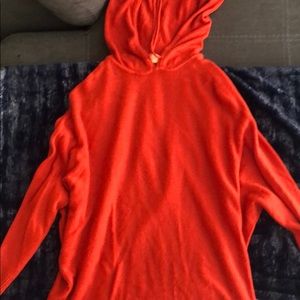 A hoodie cashmere sweater that is super comfy